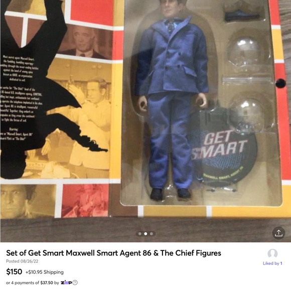 Set of Get Smart Maxwell Smart Agent 86 & The Chief Figures - Picture 2 of 3